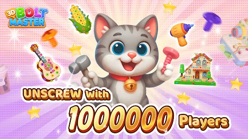 Gameplay screenshot 1 from 3D Bolt Master™: Screw Master® - Casual game